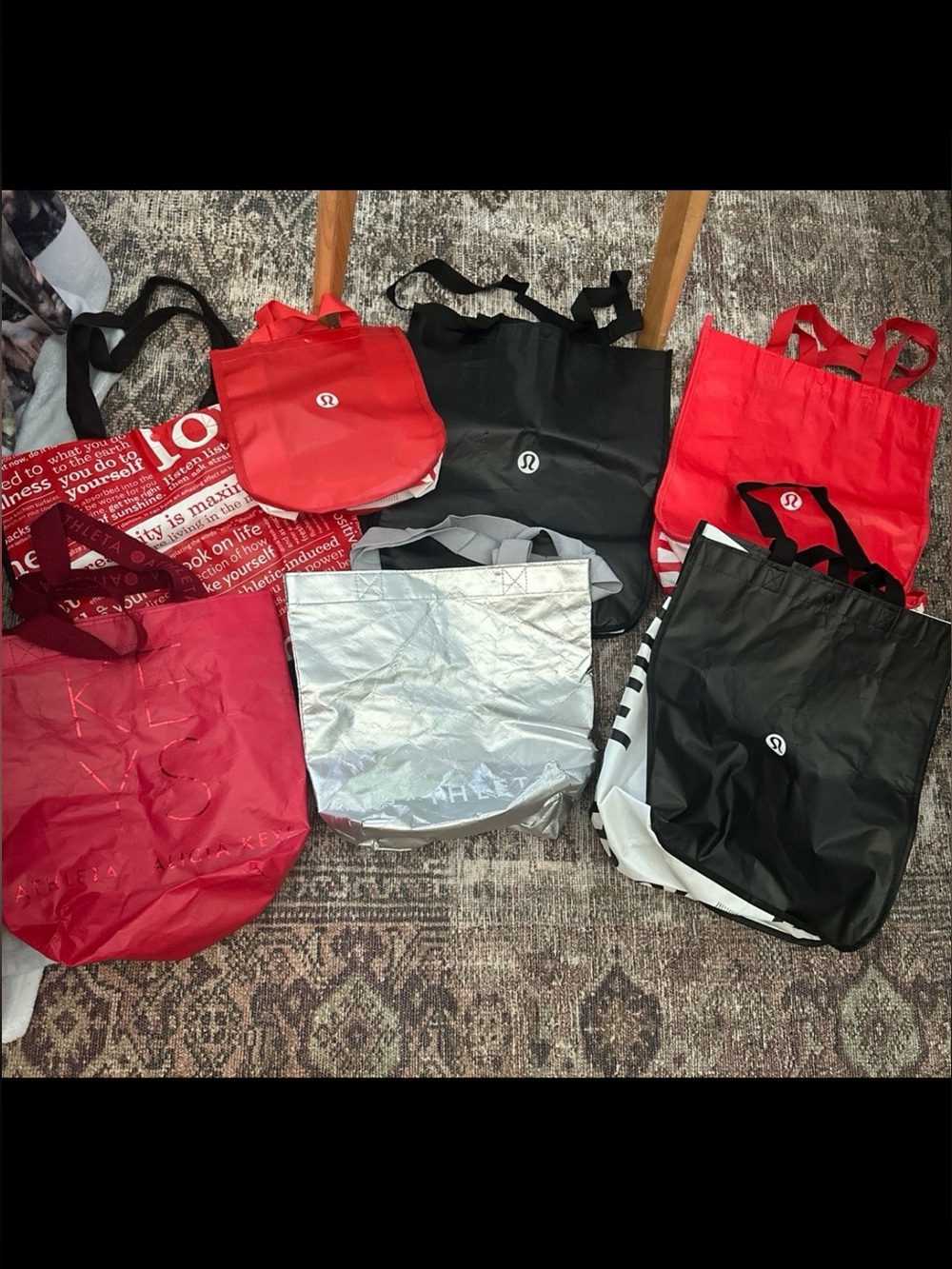Lululemon /athleta Reusable Tote Bags